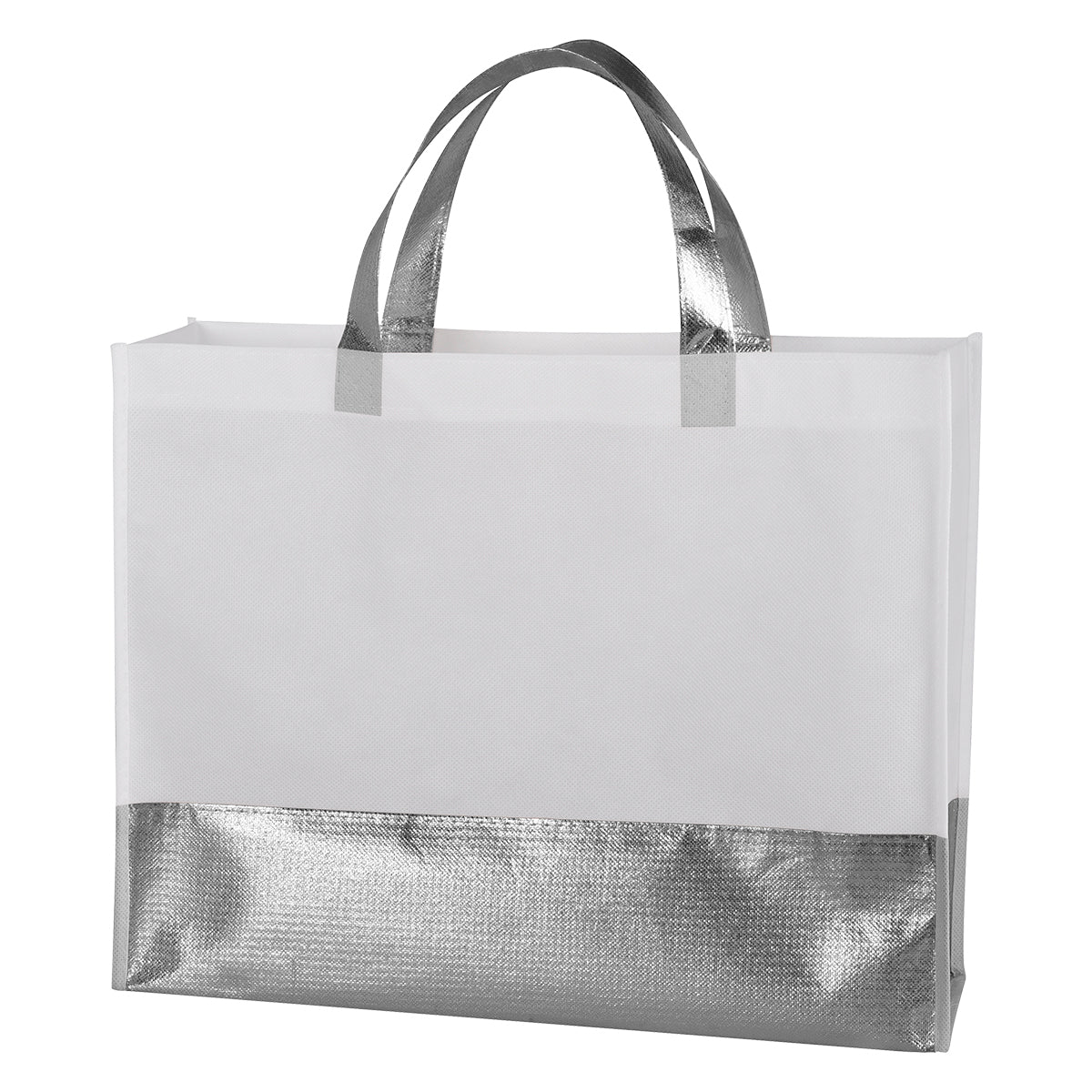 Flair Metallic Accent Non-woven Tote Bag