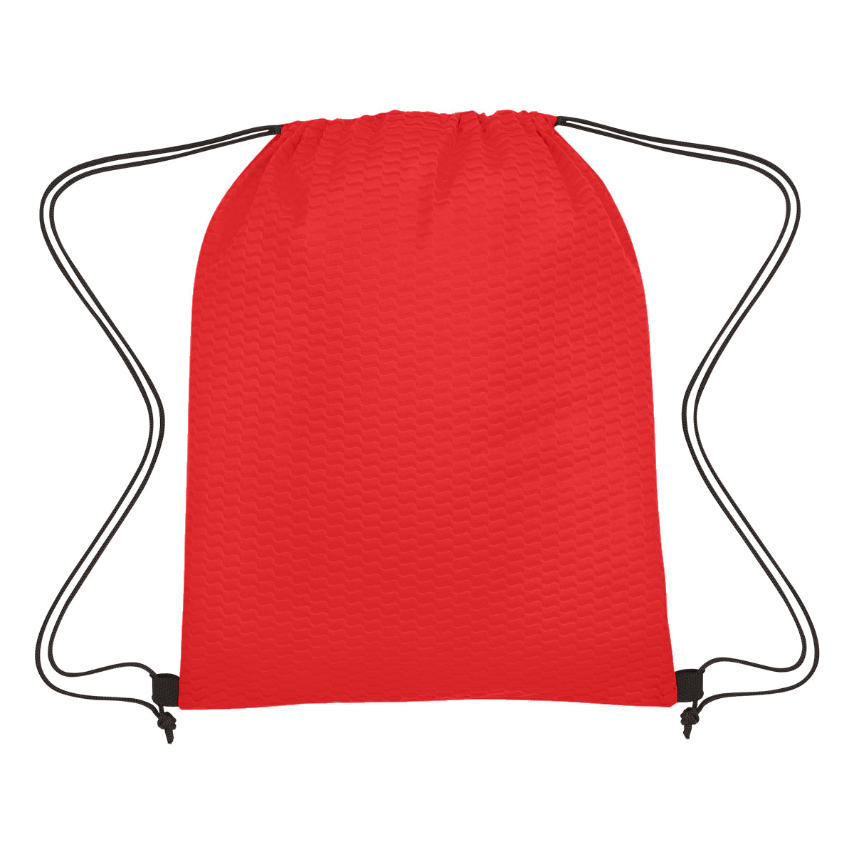 Wave Design Non-woven Drawstring Bag