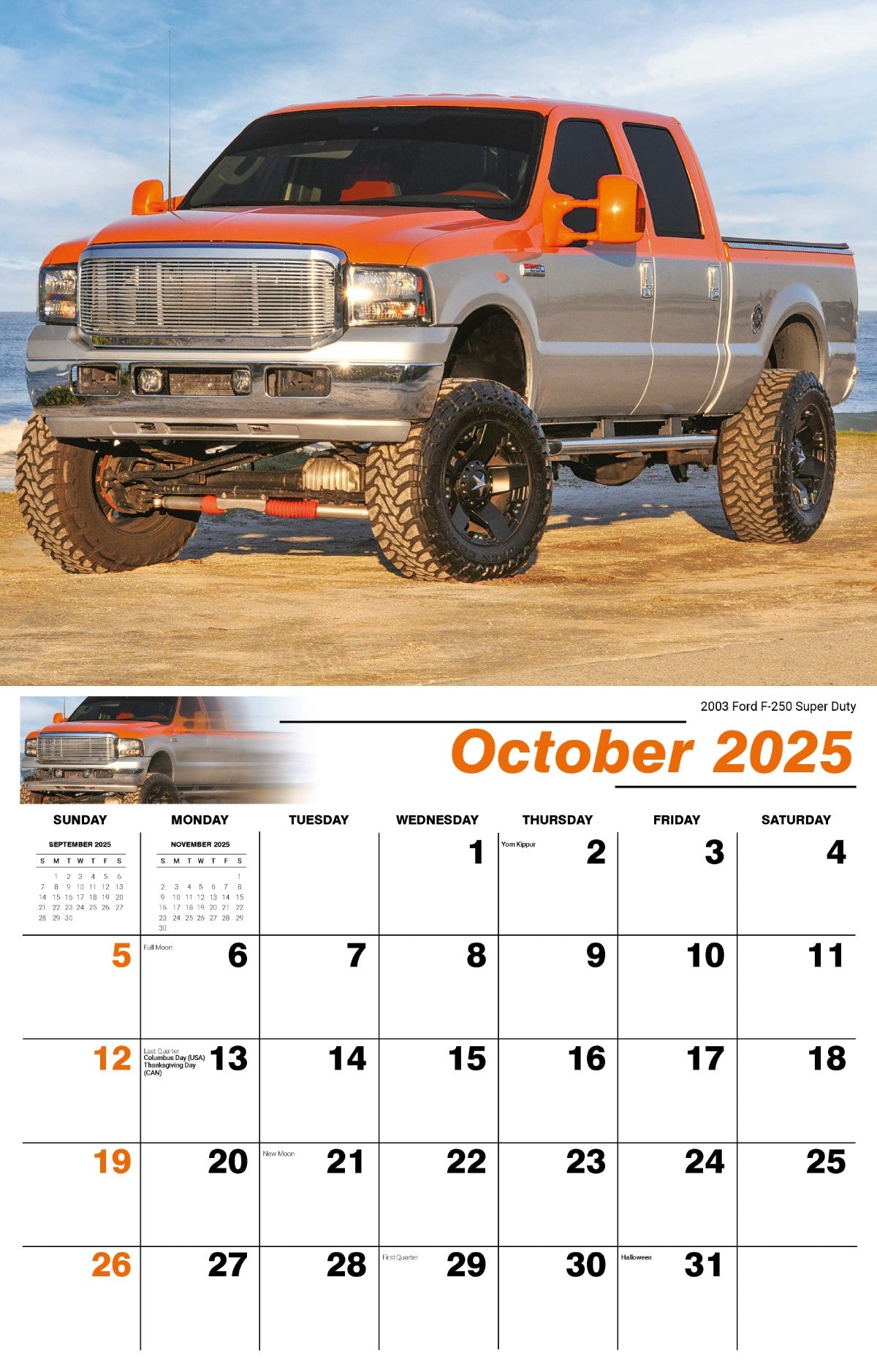 Galleria Wall Calendar 2025 Pumped Up Pickups