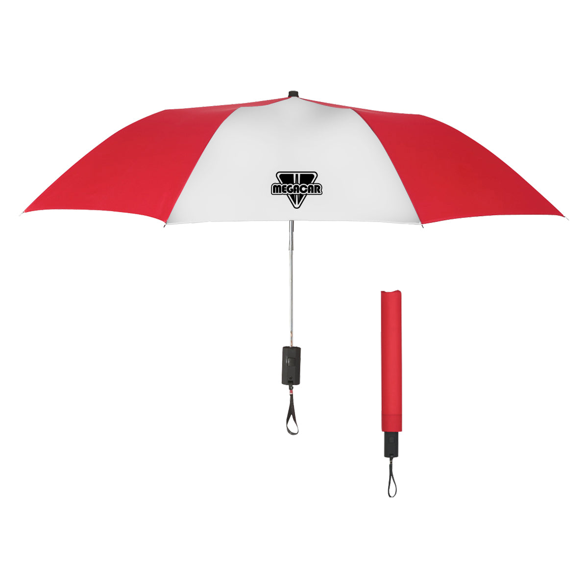44" Arc Automatic Open Telescopic Folding Umbrella