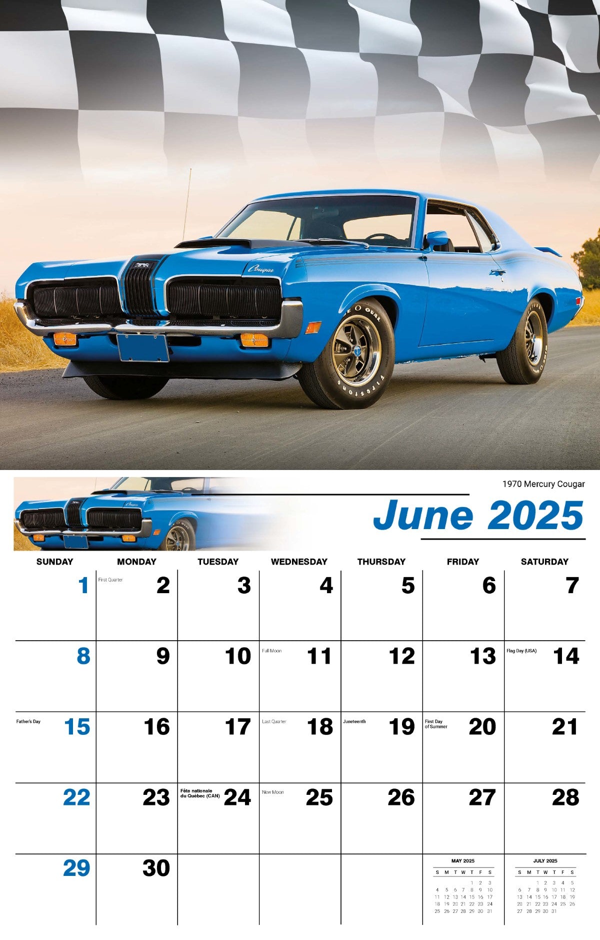 Galleria Wall Calendar 2025 Road Warriors