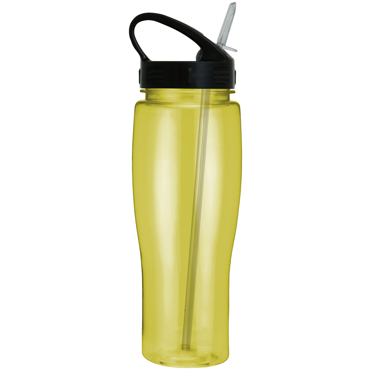 24 Oz. Contour Translucent Bottle w/ Sport Sip Lid and Straw