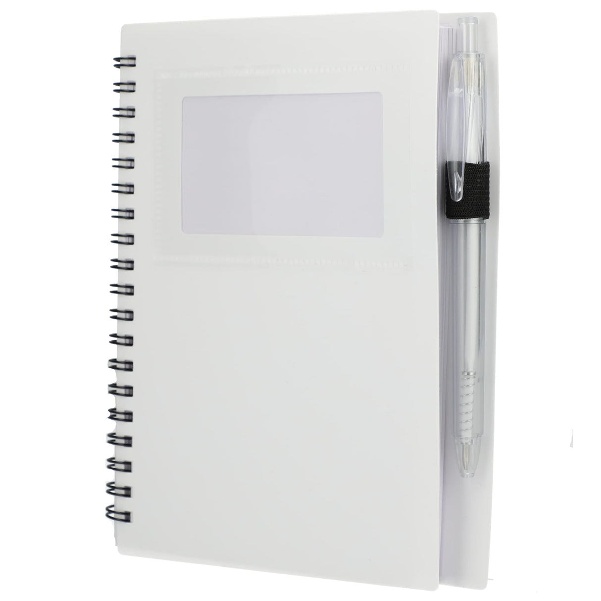 5" x 7" FSC® Recycled Star Spiral Notebook with Pen