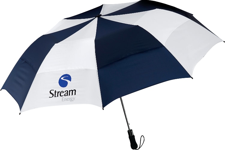 58" Vented Auto Open Folding Golf Umbrella