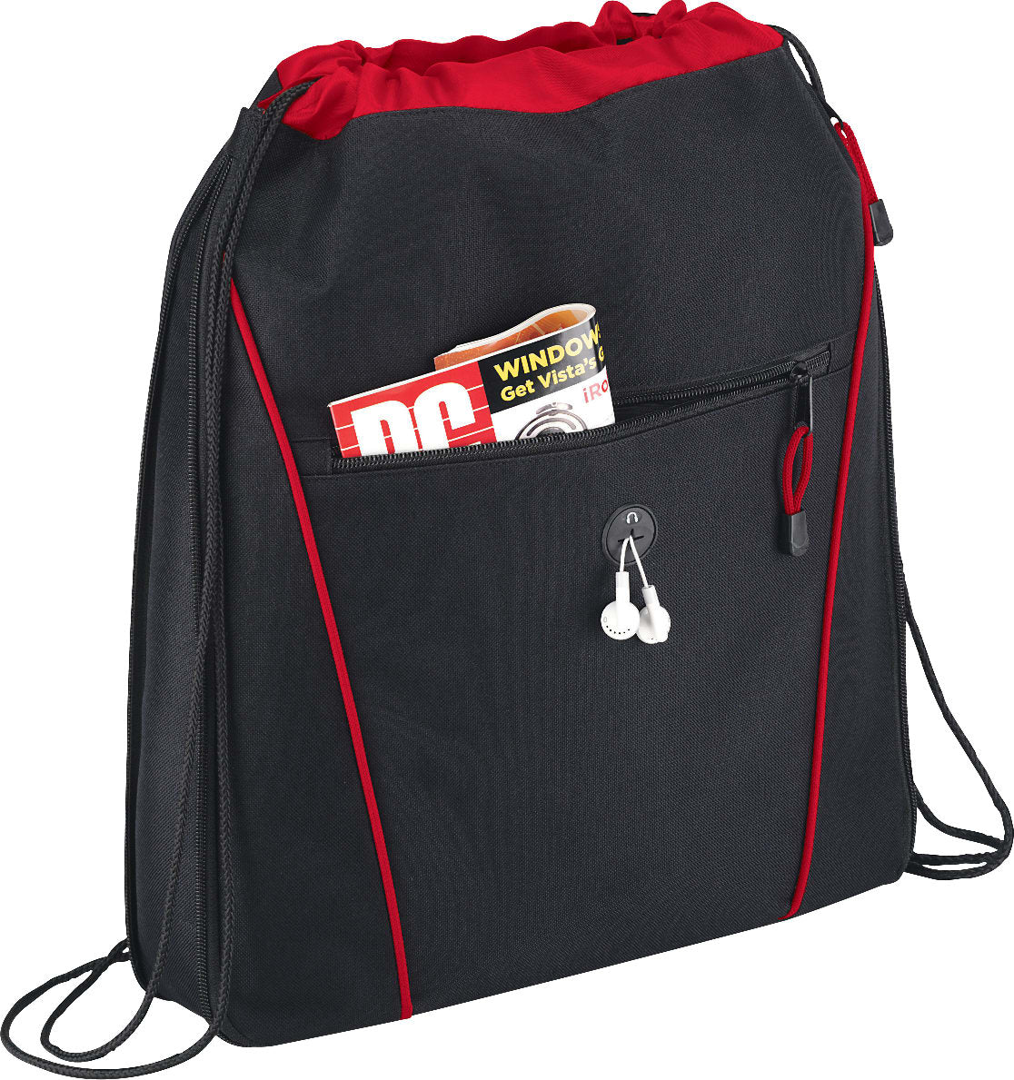 Raven Drawstring Bag