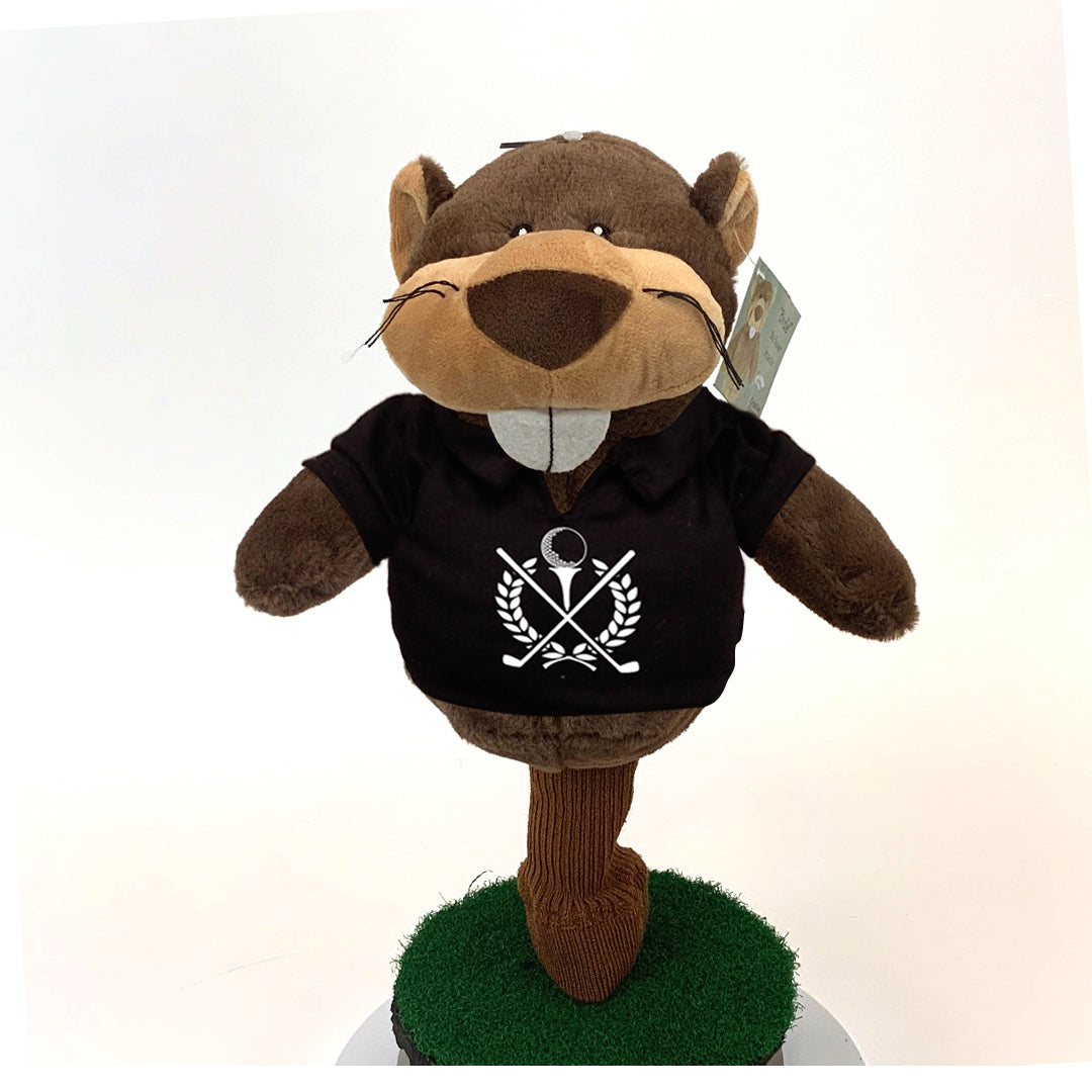 Cuddle Pals Head Cover "Birdie the Beaver" w/Golf Shirt