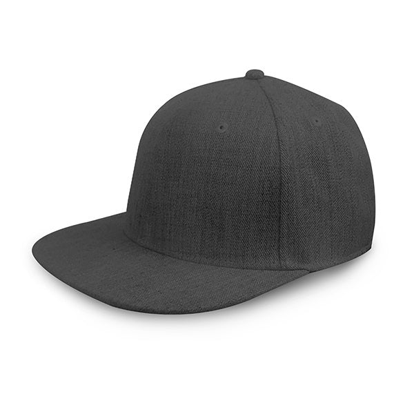 Wool Blended Flat Peak Cap