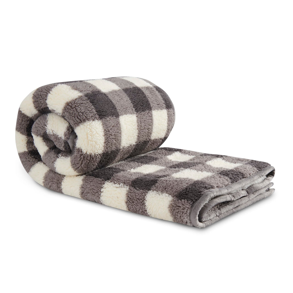 Field & Co.® Double Sided Plaid Sherpa Blanket