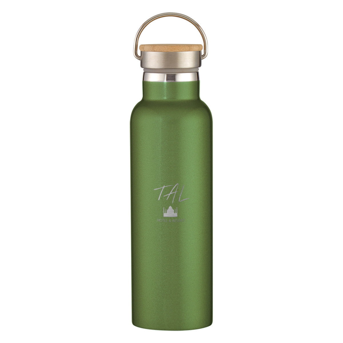 21 Oz. Liberty Stainless Steel Bottle With Wood Lid