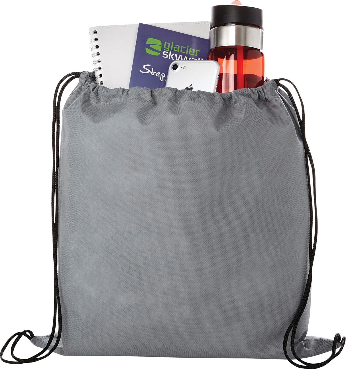 Evergreen Non-Woven Drawstring Bag