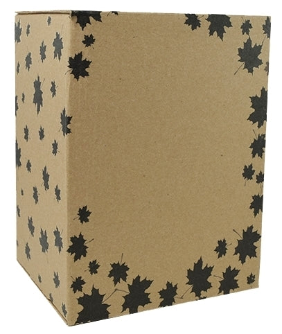 ~Vines 16oz 2tone caramel/black mug in a Black Leaf Gift box