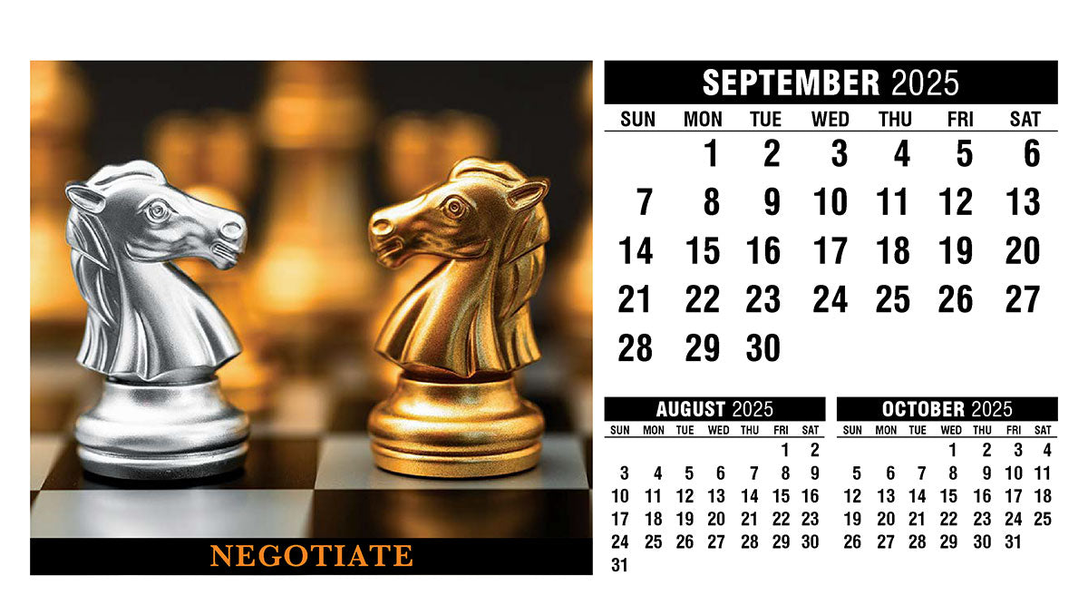 Motivation Desk Tent Calendar