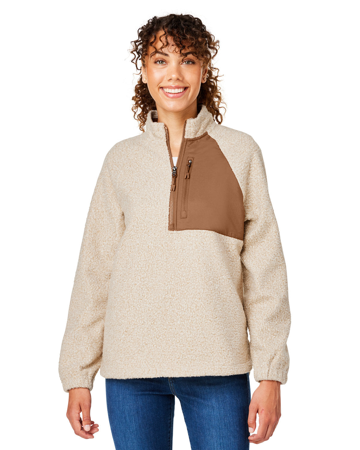 NORTH END Ladies' Aura Sweater Fleece Quarter-Zip