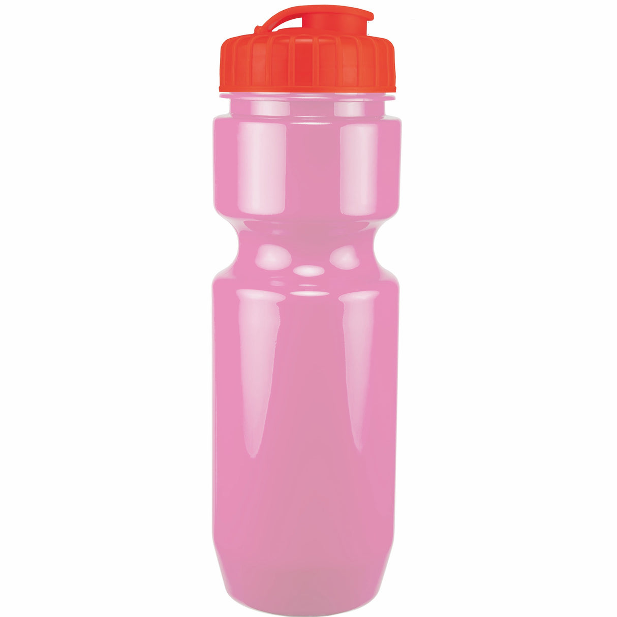 22 Oz. Bike Bottle w/ Flip Top Lid - Solid Colors