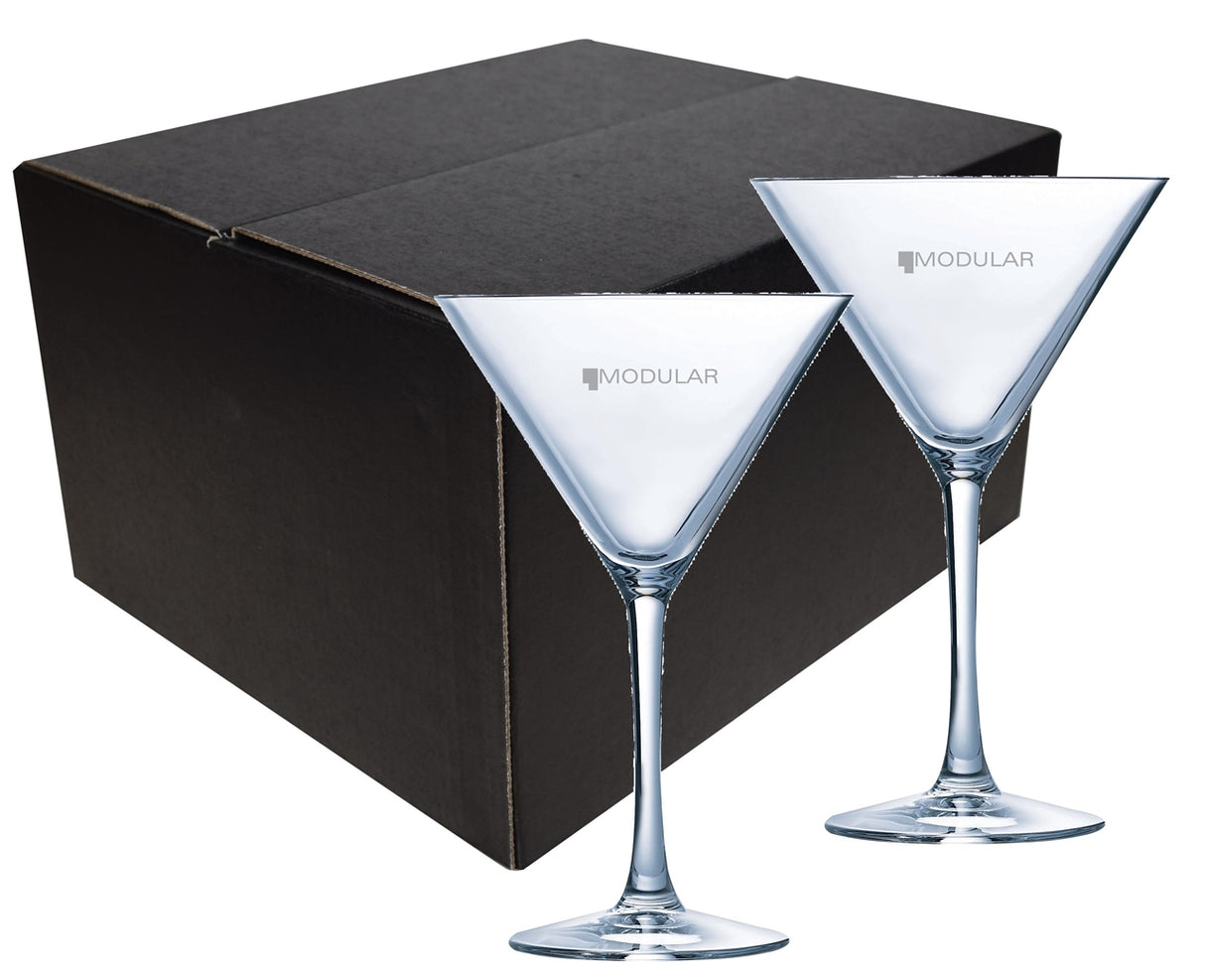 ~ Grand Martini 10.25oz Chef & Sommelier crystalline glass Set of 2 in Shadow gift box