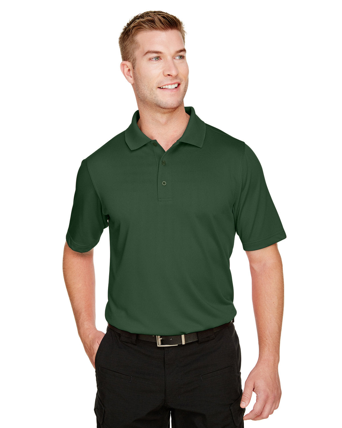 000169 Harriton Men's Advantage Snag Protection Plus Polo