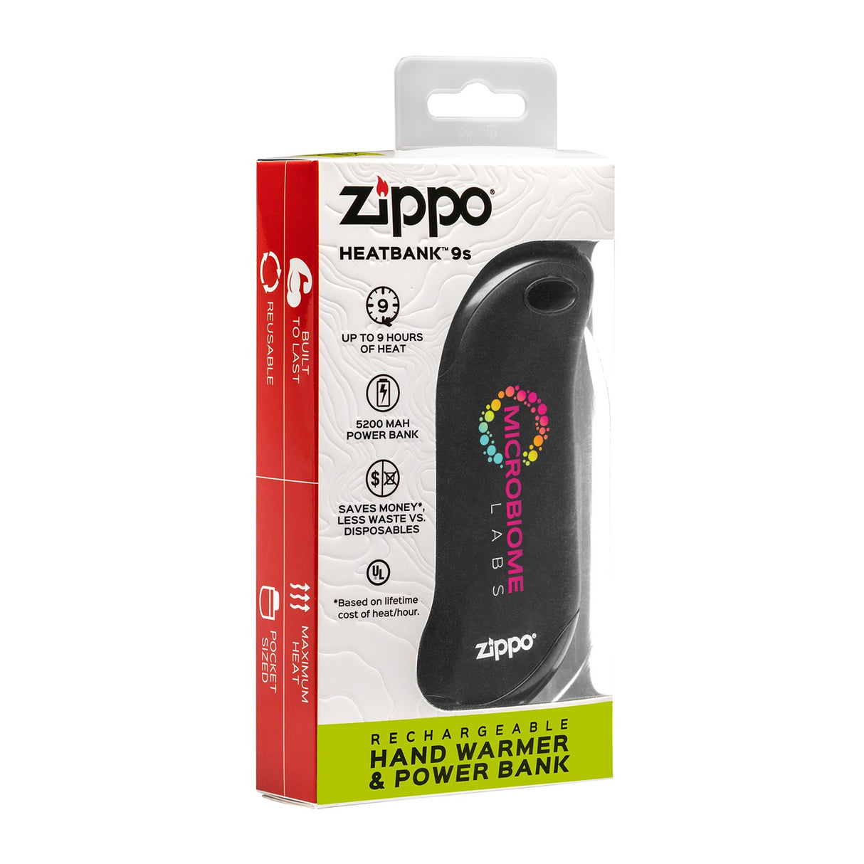 Zippo® HeatBank™ 9-Hour Rechargeable Hand Warmer & Powerbank