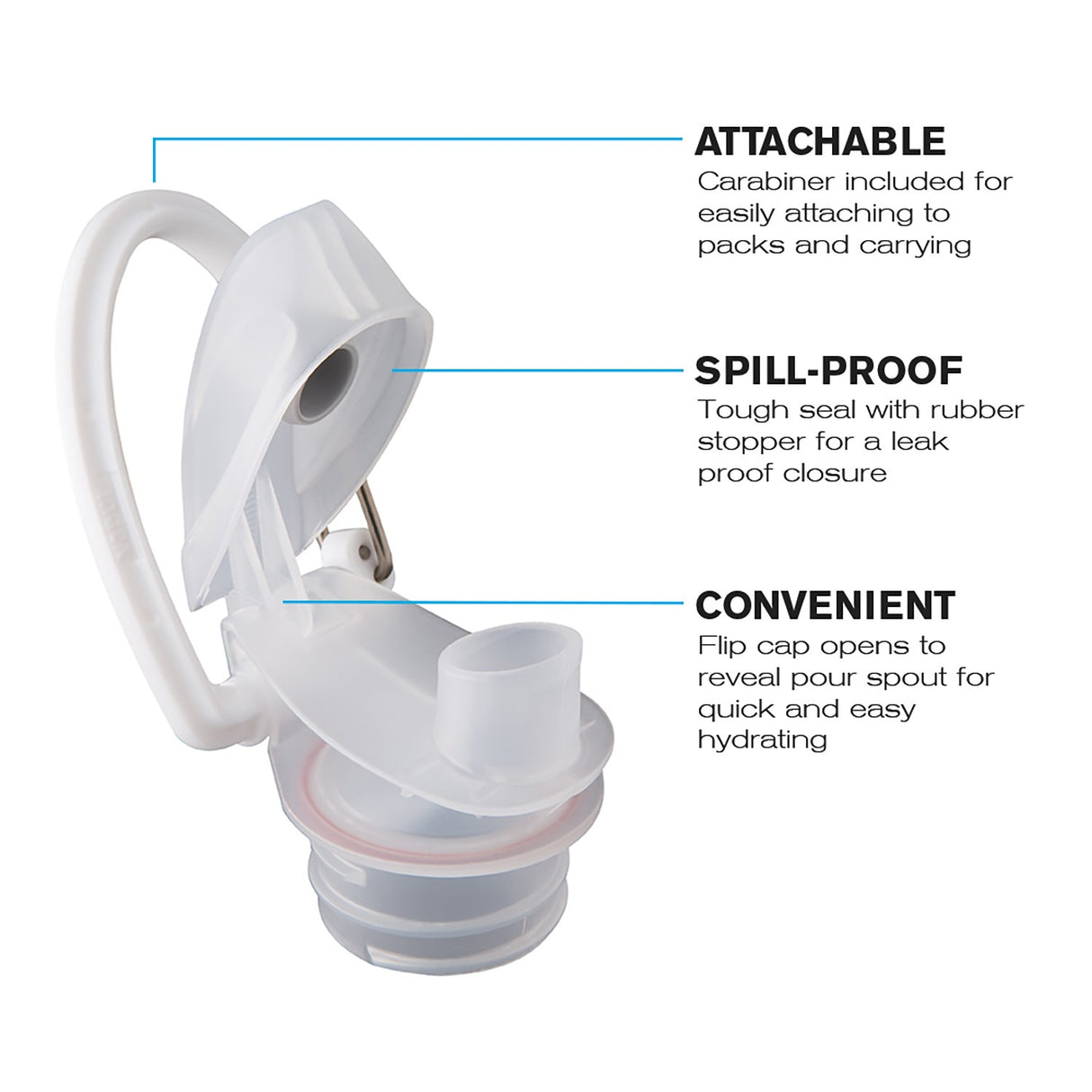 Vapur® Solids Folding Anti-Bottle 1L