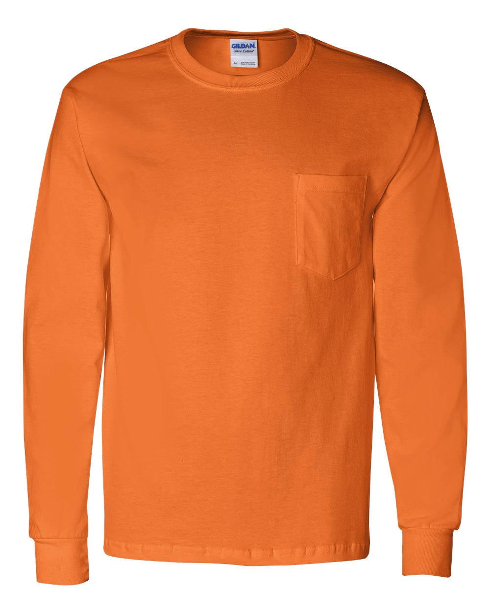 Gildan Ultra Cotton Long Sleeve Pocket T-Shirt