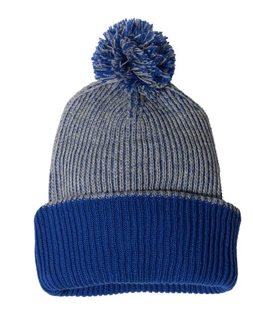 Sportsman 12" Knit Speckled Pom-Pom Beanie
