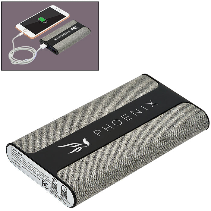 8000 mAh UL Certified Channel Power Bank