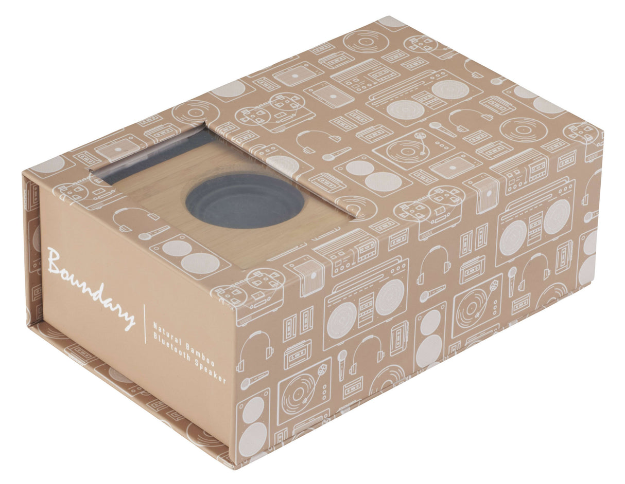 Boundary Natural Bamboo Bluetooth Speaker