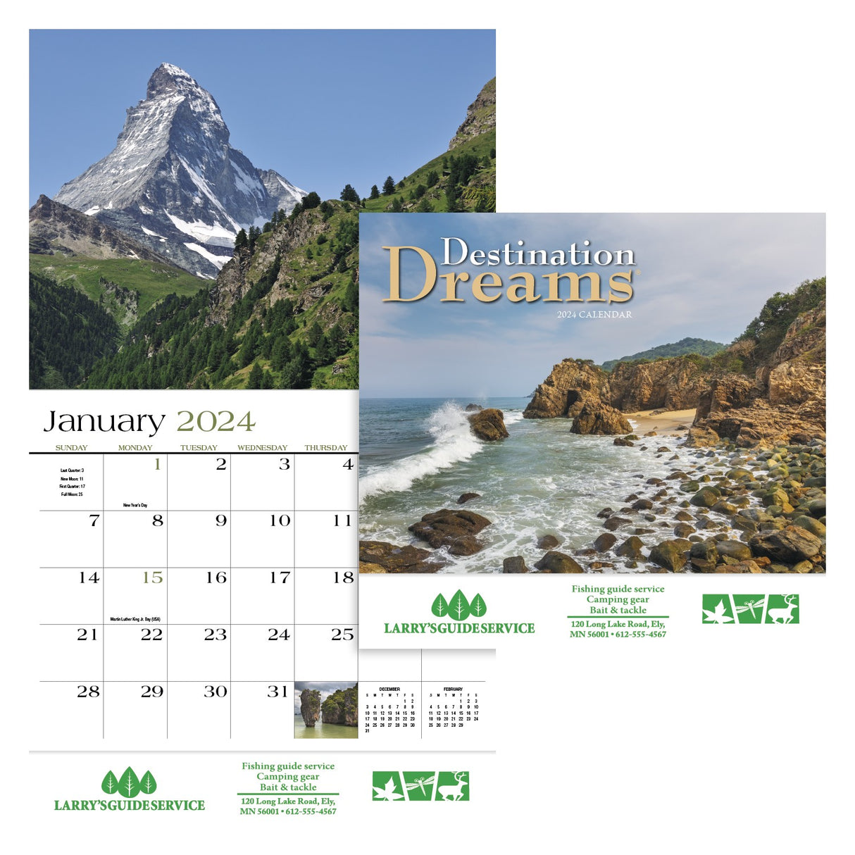 Destination Dreams® Appointment Calendar - Stapled