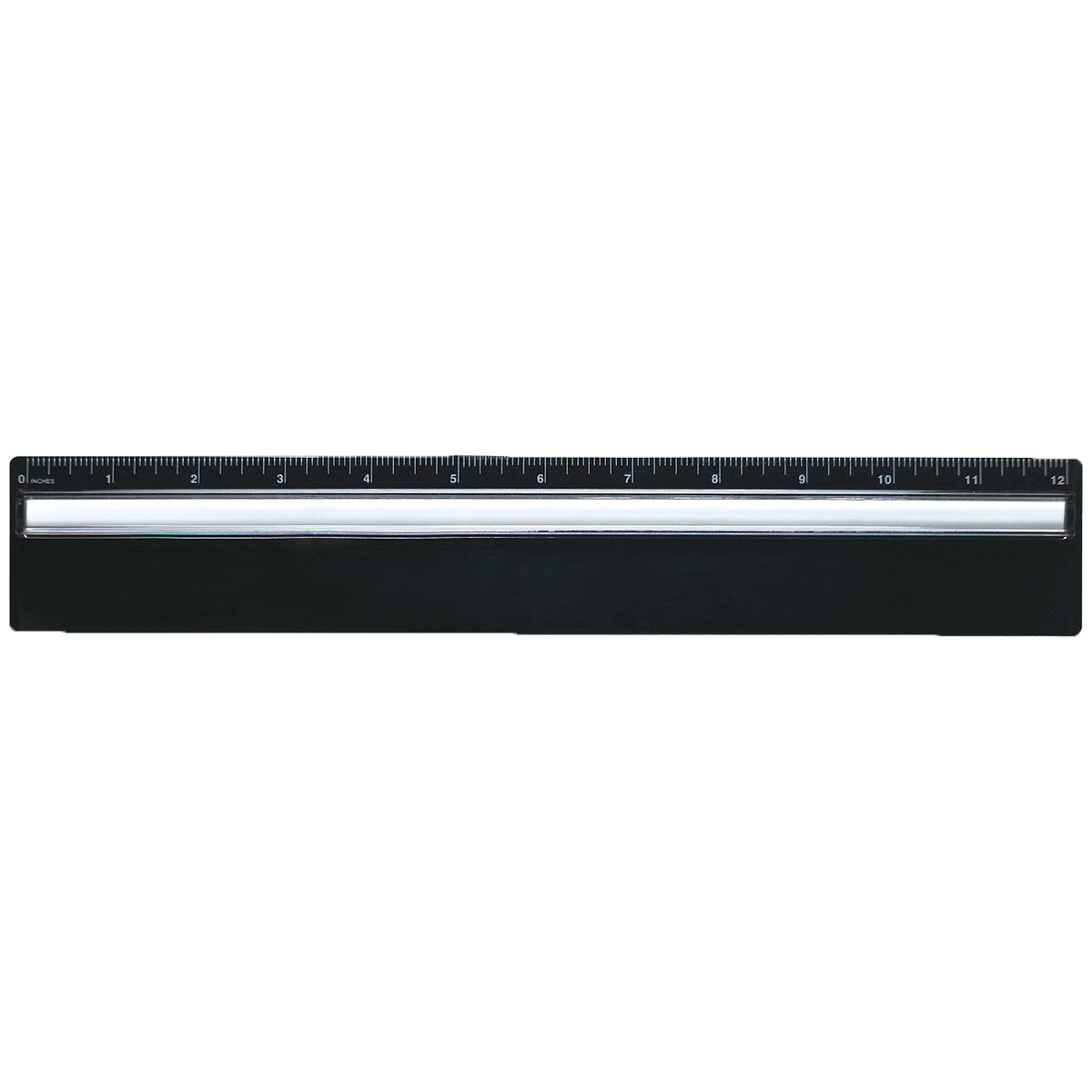 Plastic 12" Ruler With Magnifying Glass