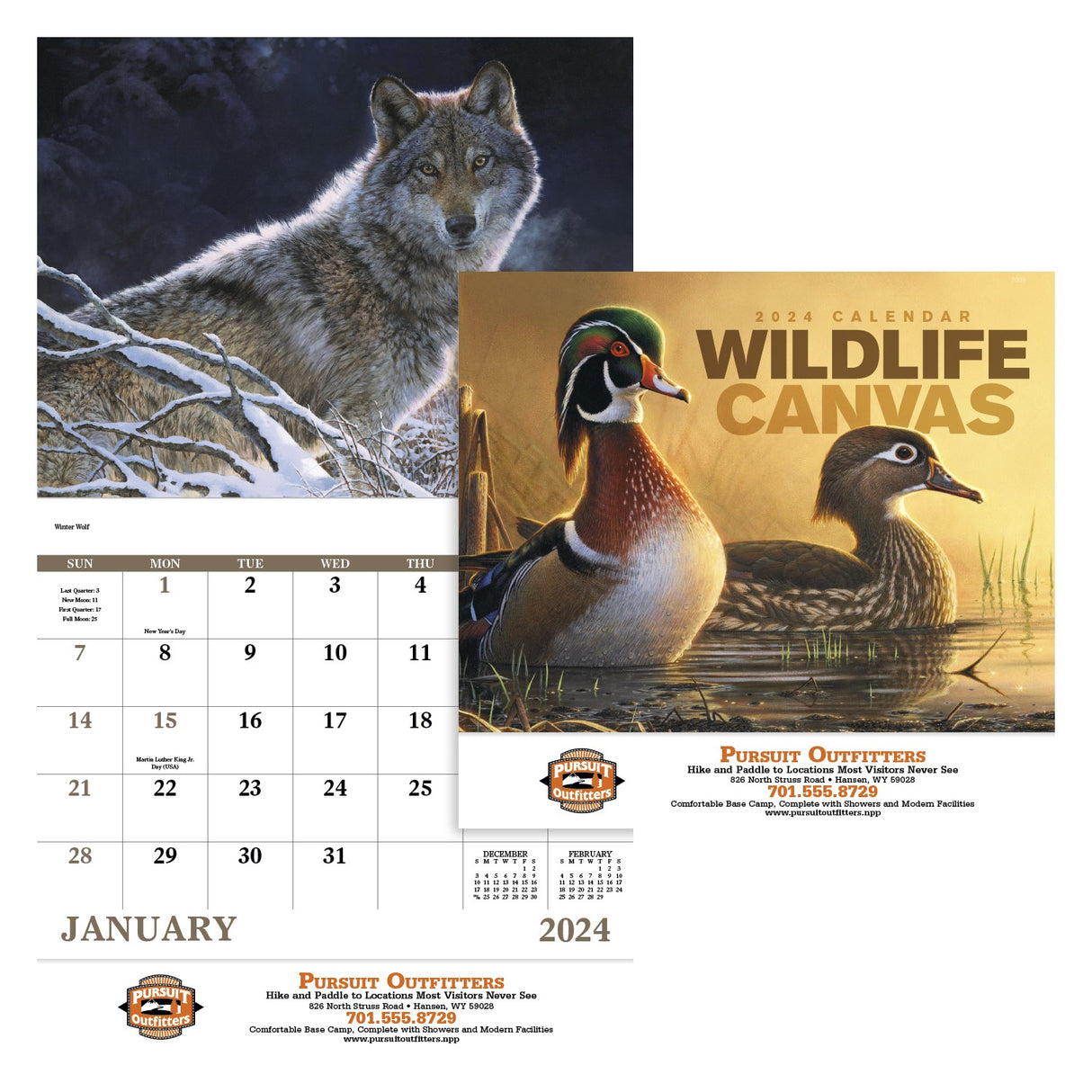 Wildlife Canvas - Stapled