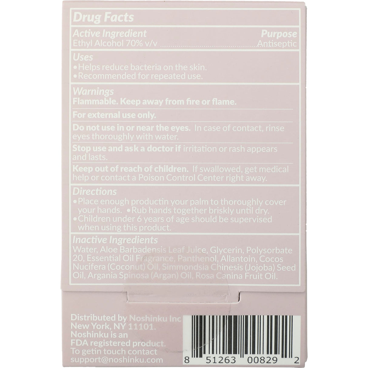 Noshinku Refillable Pocket Hand Sanitizer 0.6oz