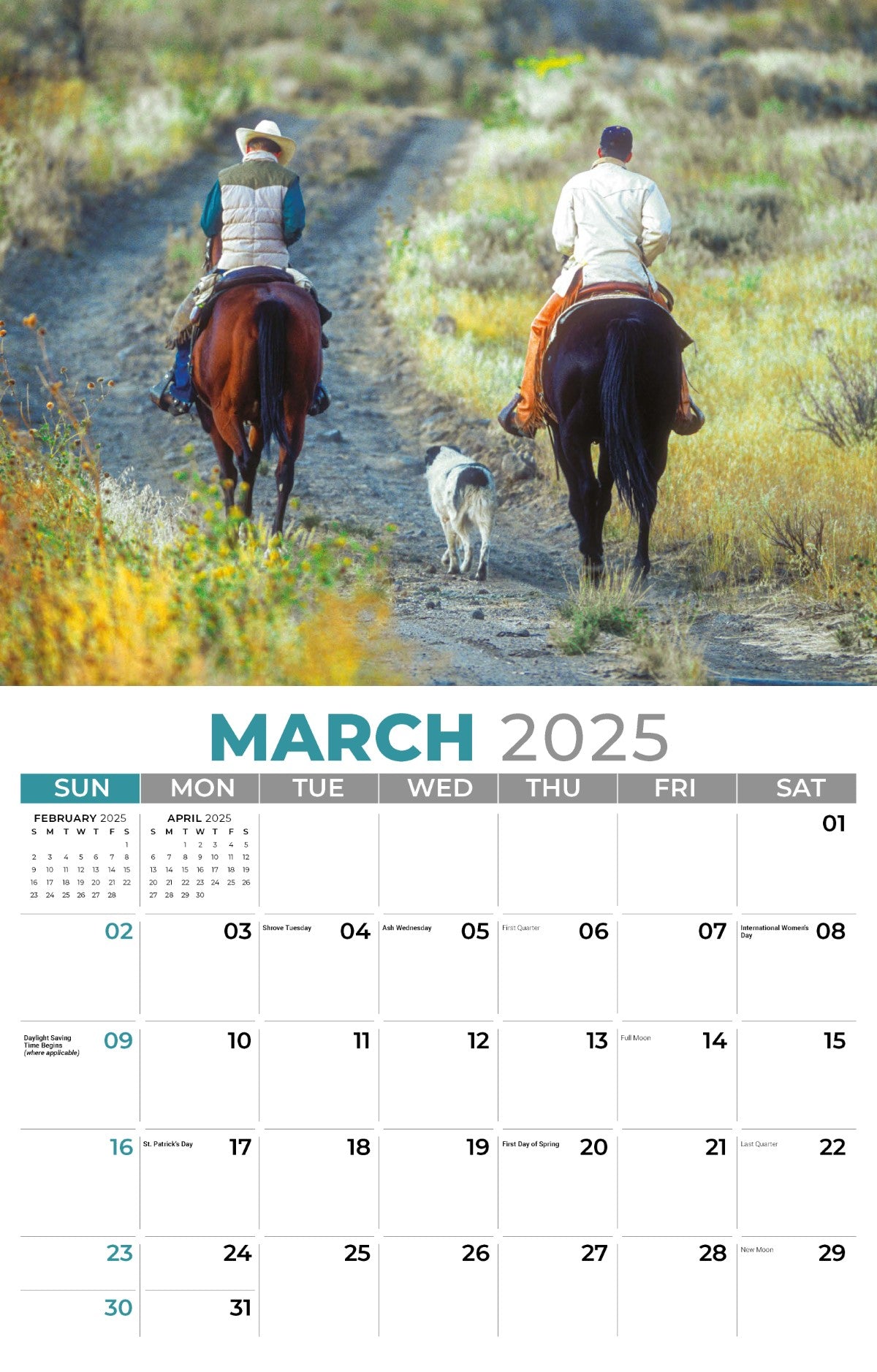 Galleria Wall Calendar 2025 Country Spirit