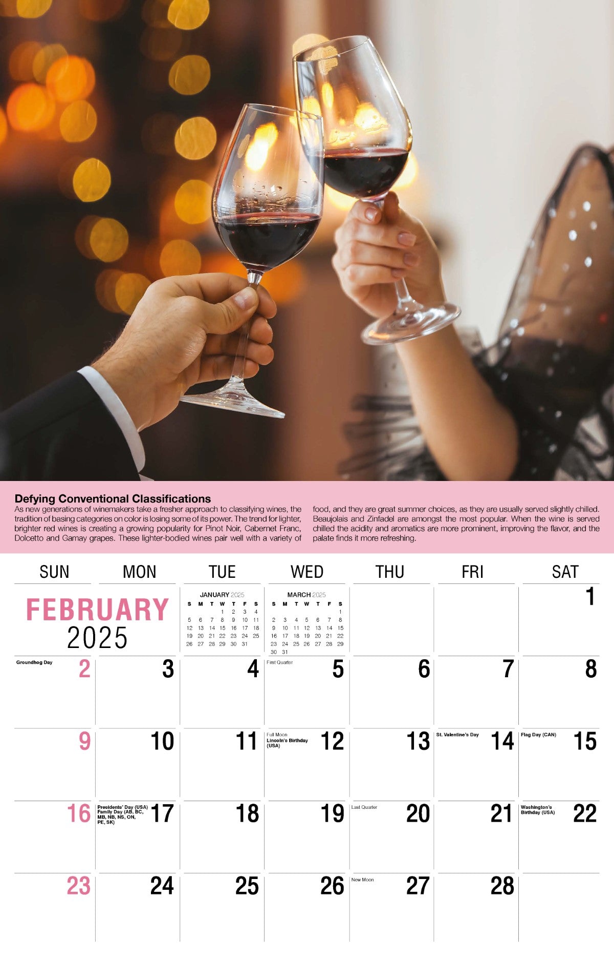 Galleria Wall Calendar 2025 Vintages