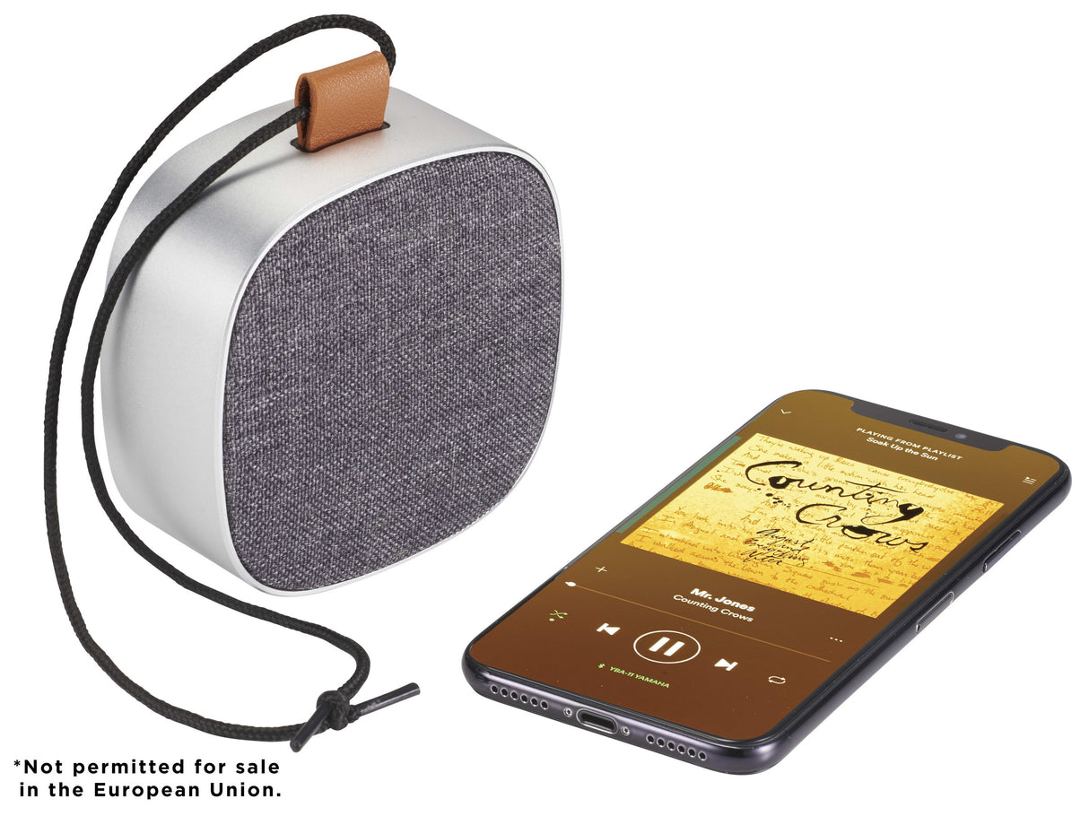 Tahoe Metal & Fabric Waterproof Bluetooth Speaker