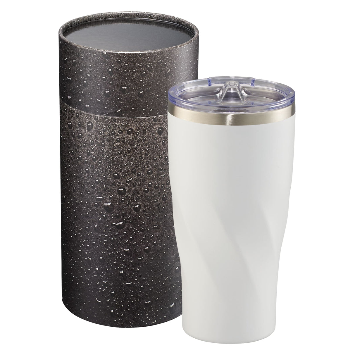 20 Oz. Hugo Copper Vac Powder Coating Tumbler w/Cylindrical Gift Box