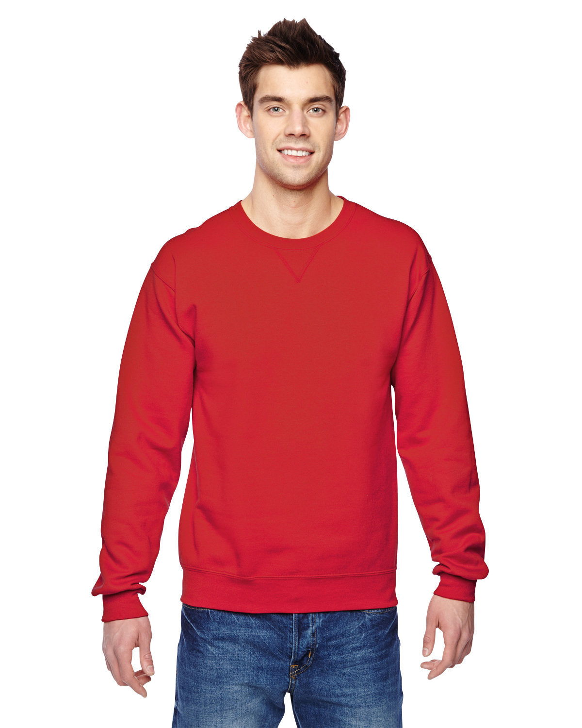 000526 Fruit of the Loom Adult SofSpun® Crewneck Sweatshirt