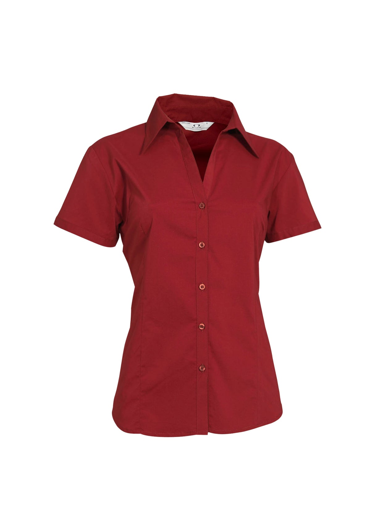 Metro Cotton-Rich Ladies' Short Sleeve Stretch Shirt