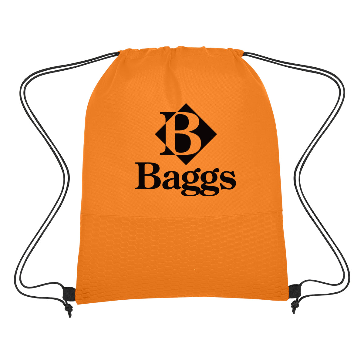 Wave Design Non-woven Drawstring Bag