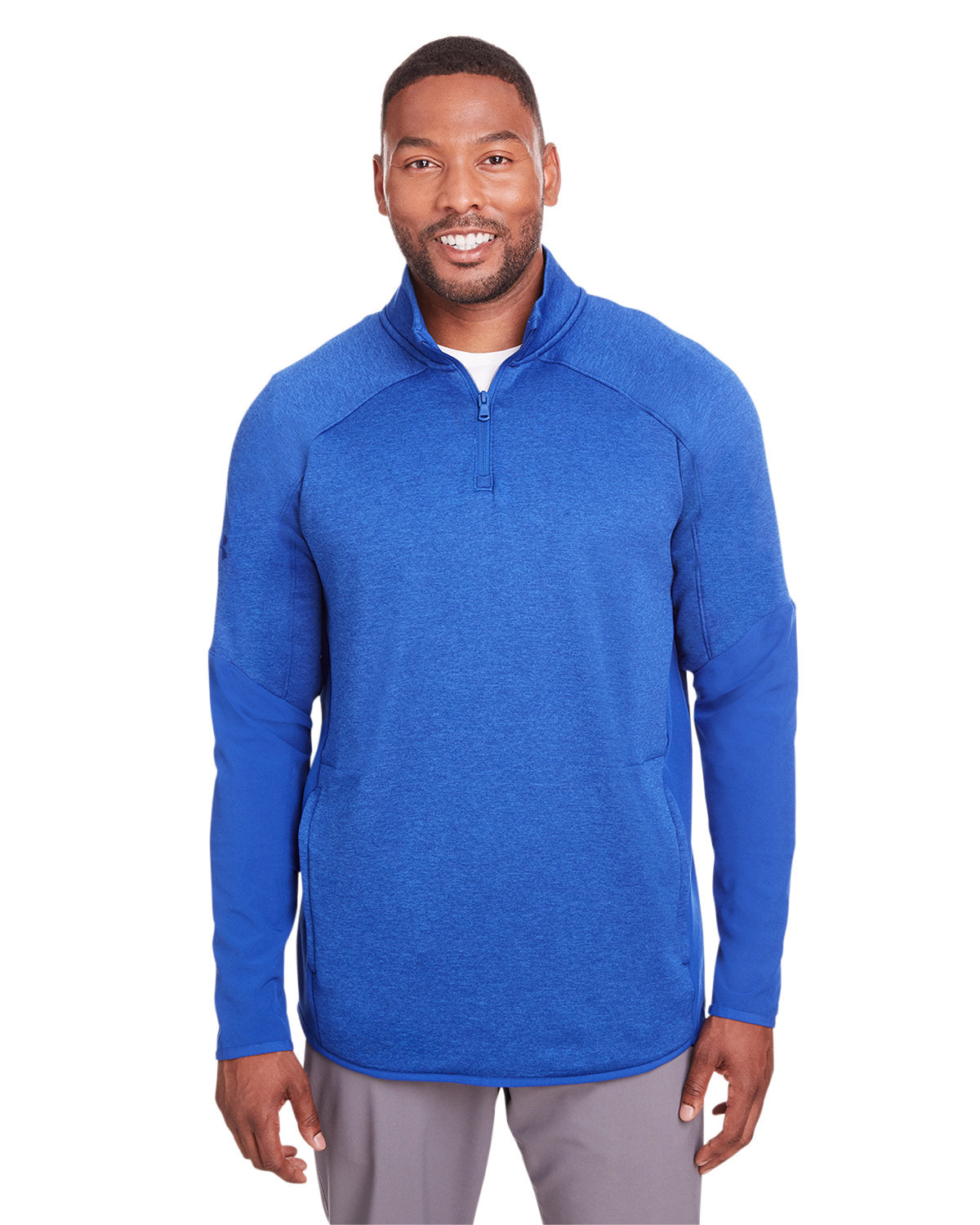 UNDER ARMOUR Mens Qualifier Hybrid Corporate Quarter-Zip