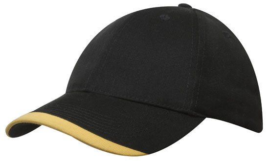 Brushed Heavy Sports Twill w/Contour Trim Peak