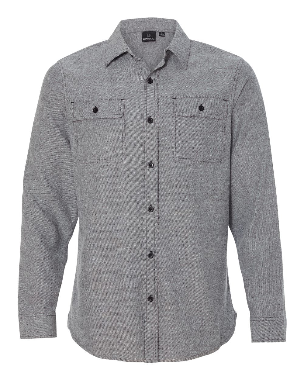 Burnside Long Sleeve Solid Flannel Shirt