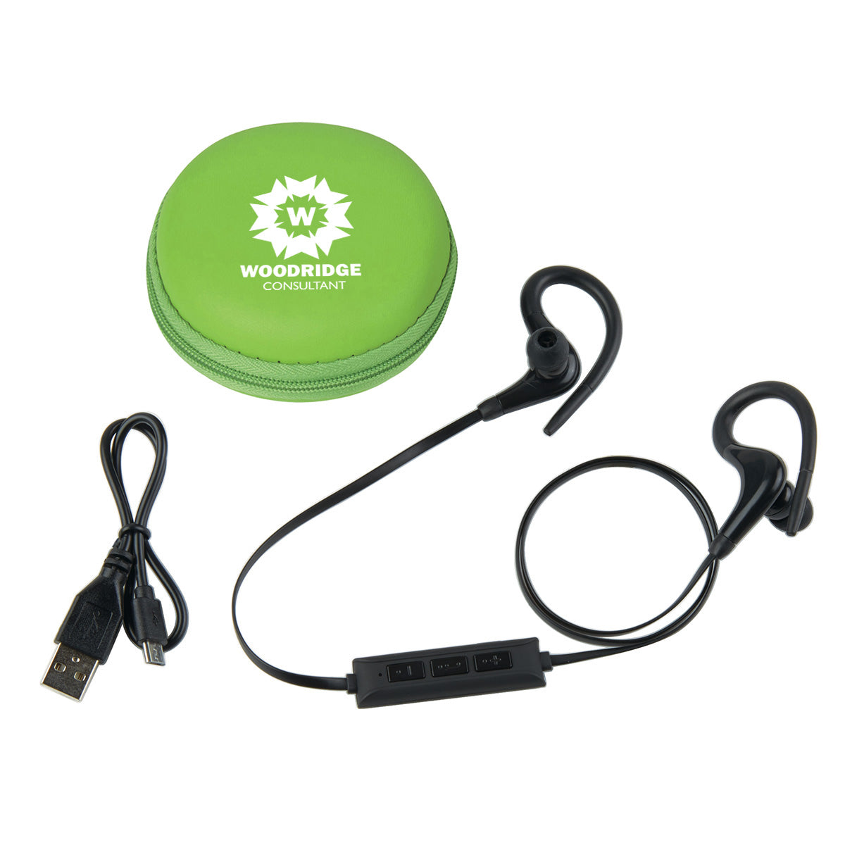 Wireless Earbuds In Travel Case