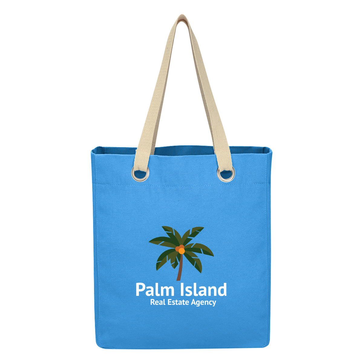 Vibrant Cotton Canvas Tote Bag