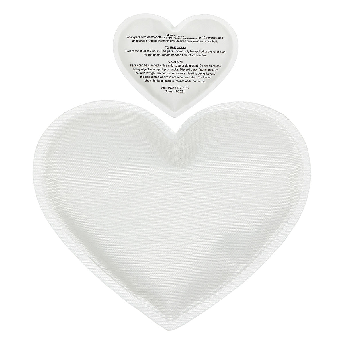 Heart Nylon-Covered Hot/Cold Pack
