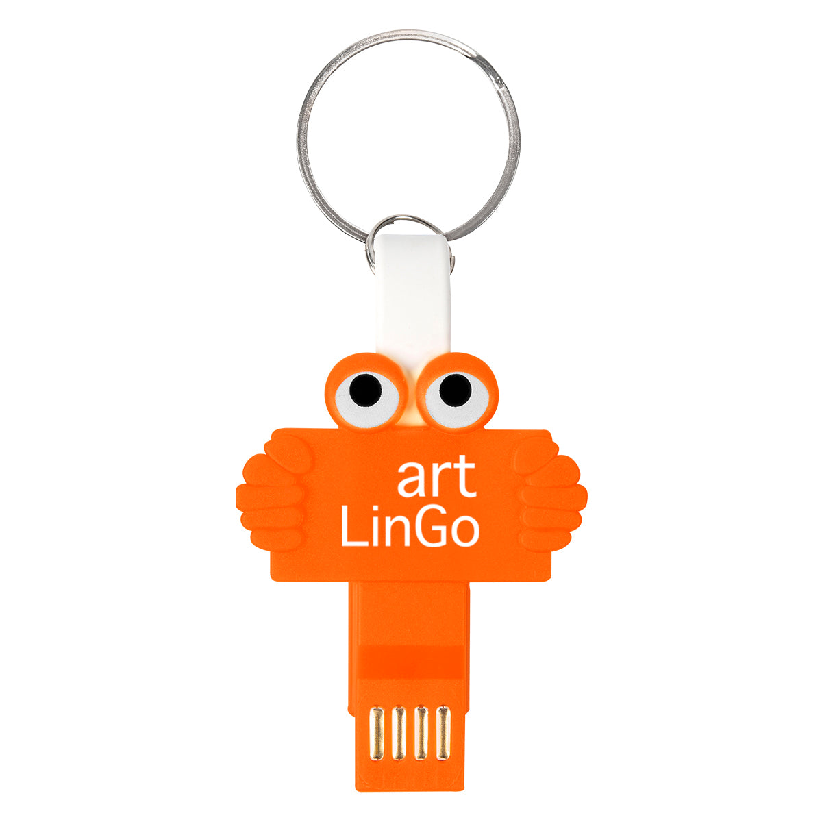 Clipster Buddy 3-In-1 Charging Cable Key Ring