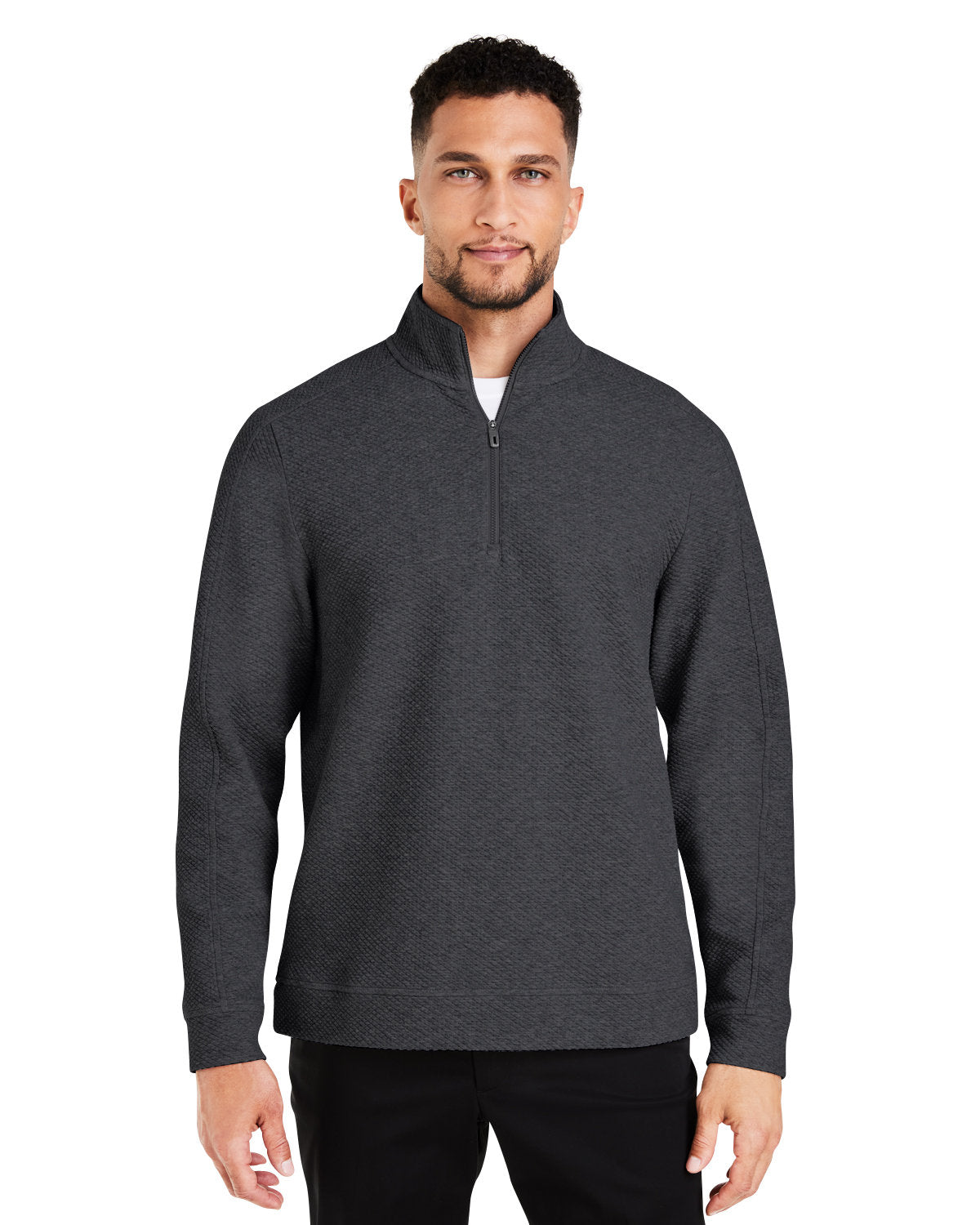 000180 NORTH END Men's Spirit Textured Quarter-Zip