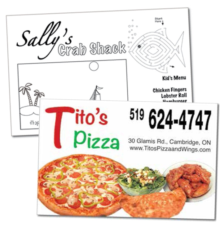 Digitally Printed Paper Placemat