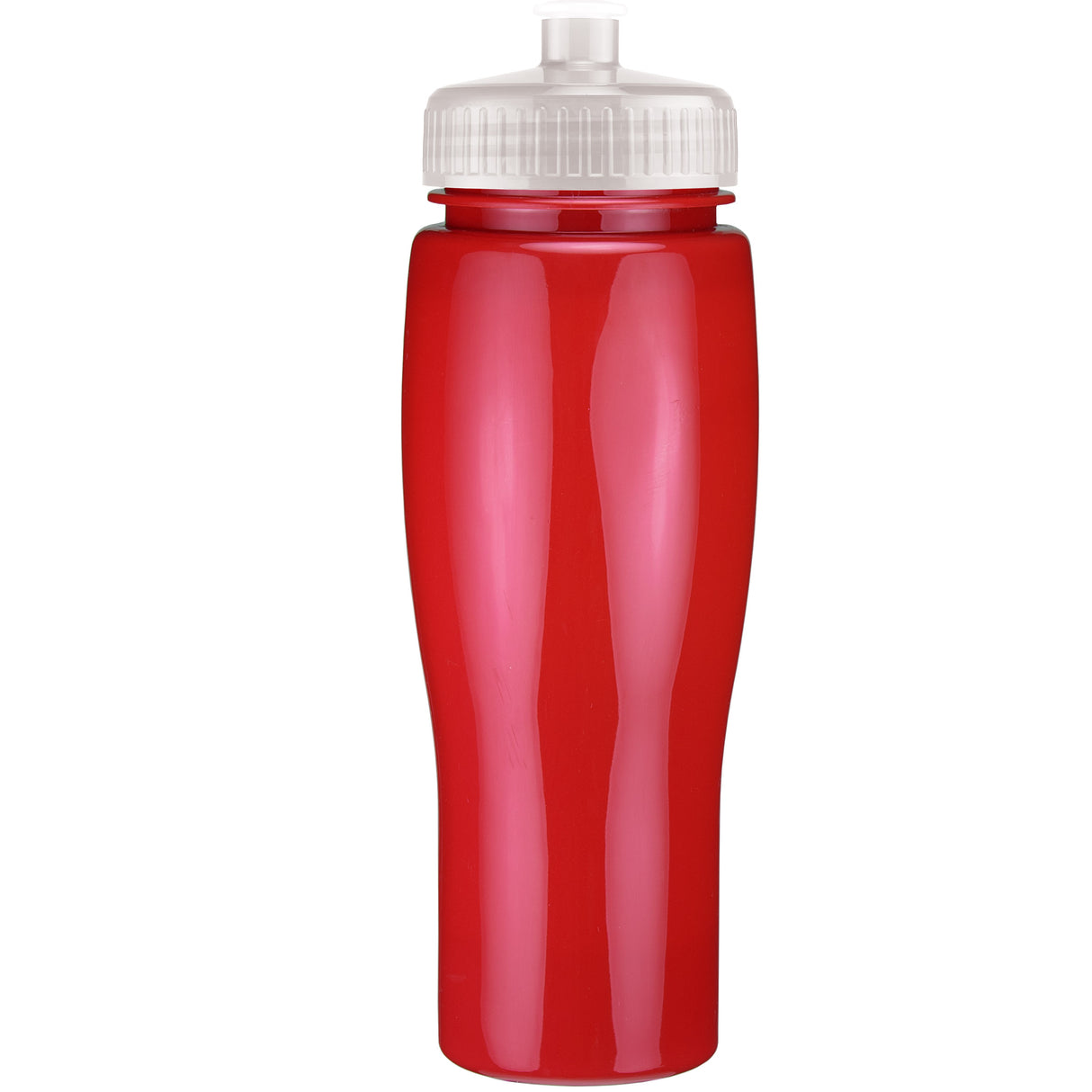 24 Oz. Contour Bottle w/ Push Pull Lid - Solid Colors