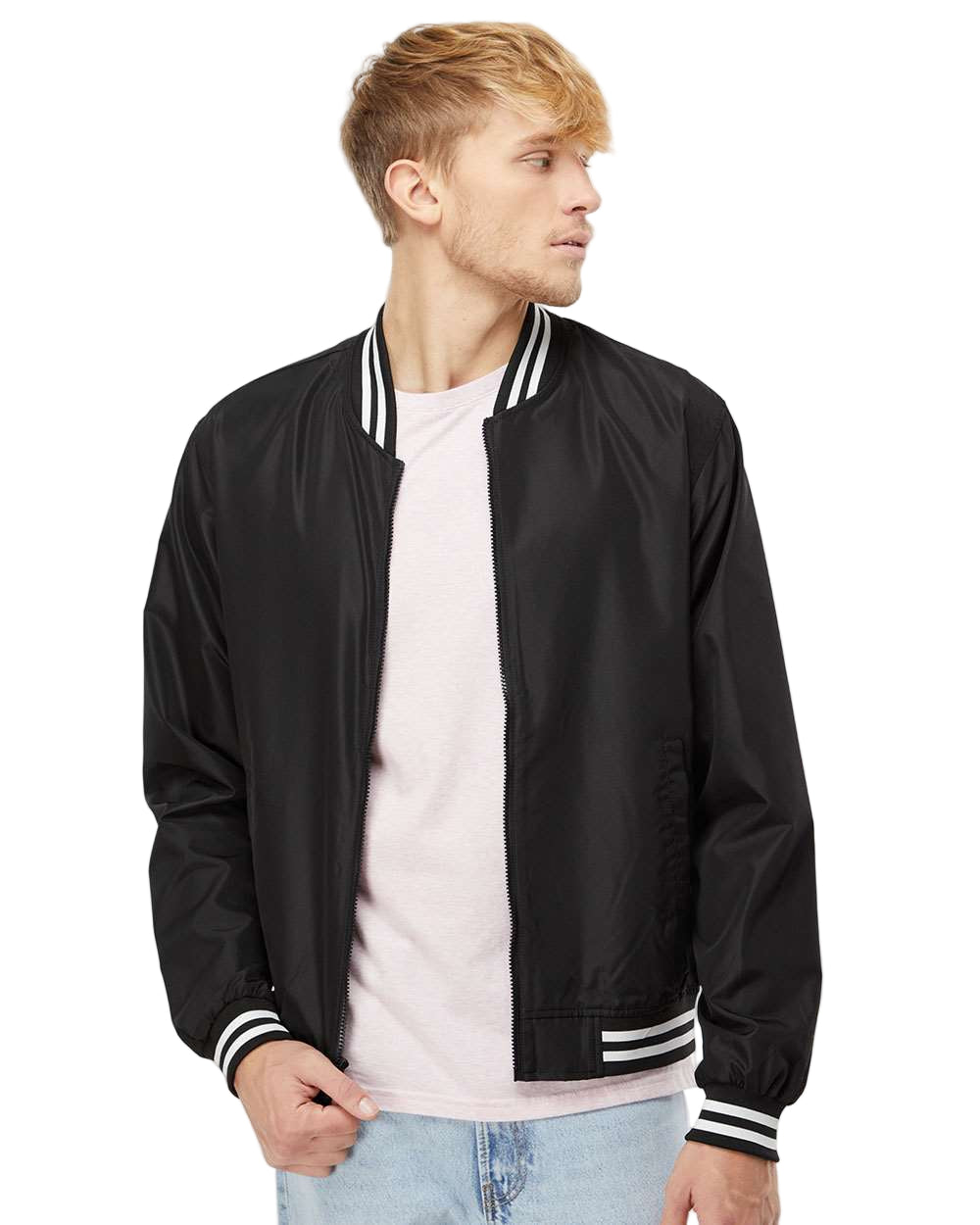 Independent Trading Co. Lightweight Bomber Jacket