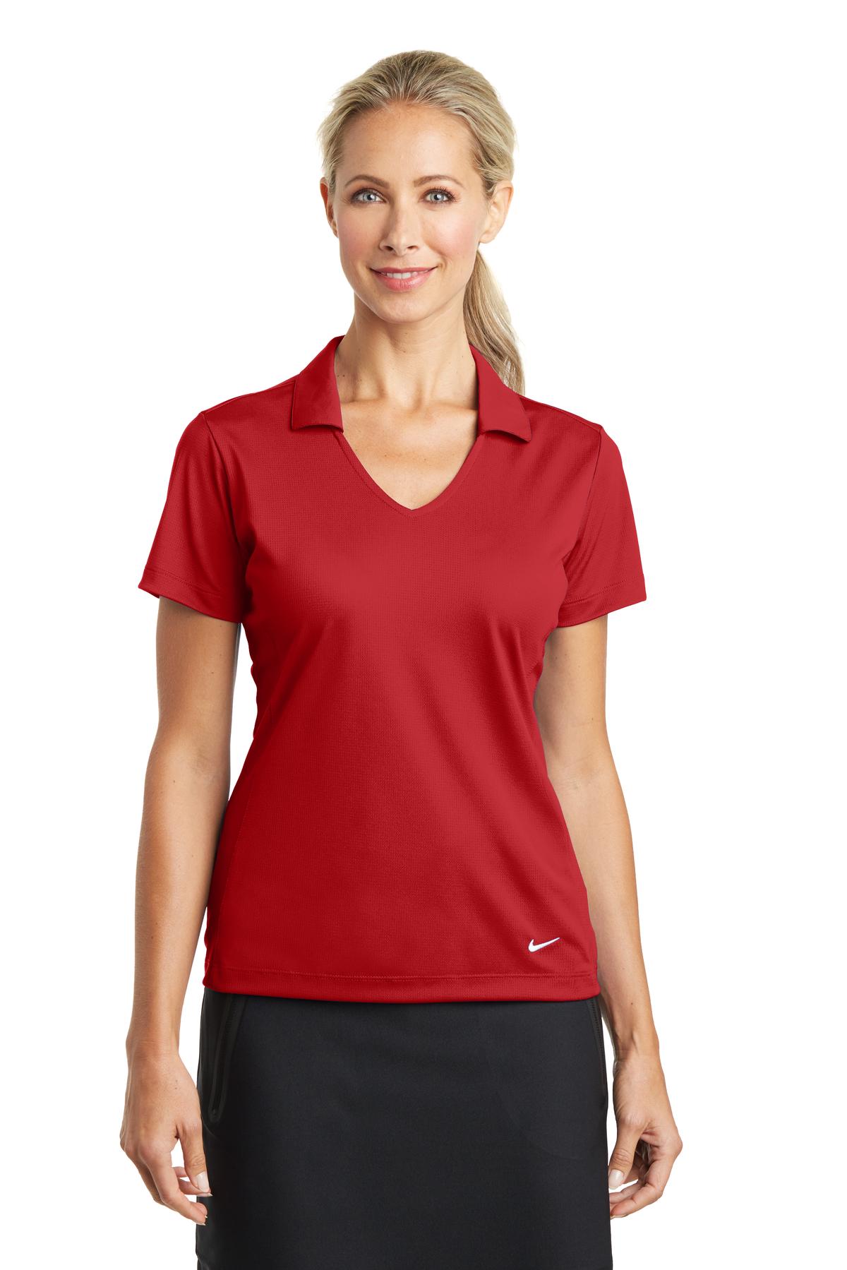 Nike Golf Ladies Dri-Fit Vertical Mesh Polo Shirt