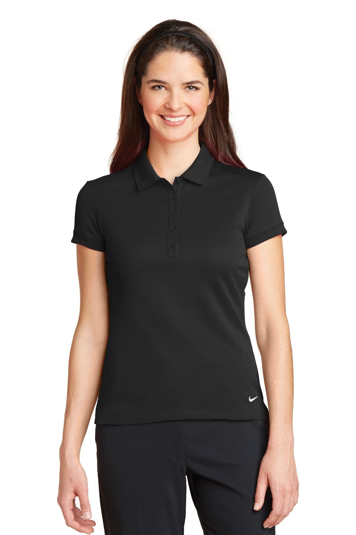 Nike Ladies Golf Dri-FIT Solid Icon Pique Polo Shirt